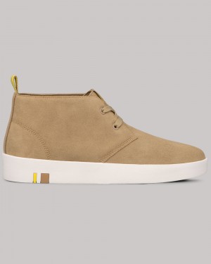 Botas Ben Sherman Thames Chukka Marrones Blancas Amarillo | ROEAQZM-32