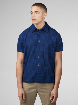 Camisas Ben Sherman B by Ben Sherman Indigo Check Azul Marino | FLNZOXY-61