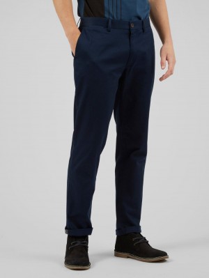 Pantalon Ben Sherman Signature Slim Stretch Chino Azul Marino | NWOFHVP-52