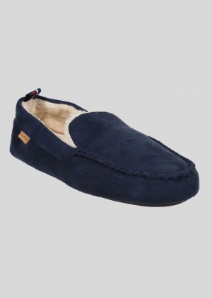 Slipper Ben Sherman Casa Cartegena Moccasin Azul Marino | VYNMFWE-96