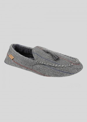 Slipper Ben Sherman Cliveden House Moccasin Gris | RNILASY-69