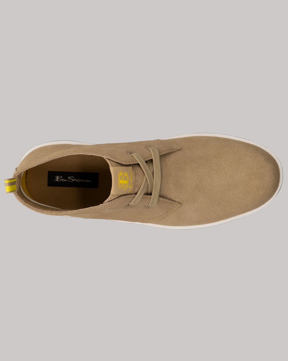 Botas Ben Sherman Thames Chukka Marrones Blancas Amarillo | ROEAQZM-32