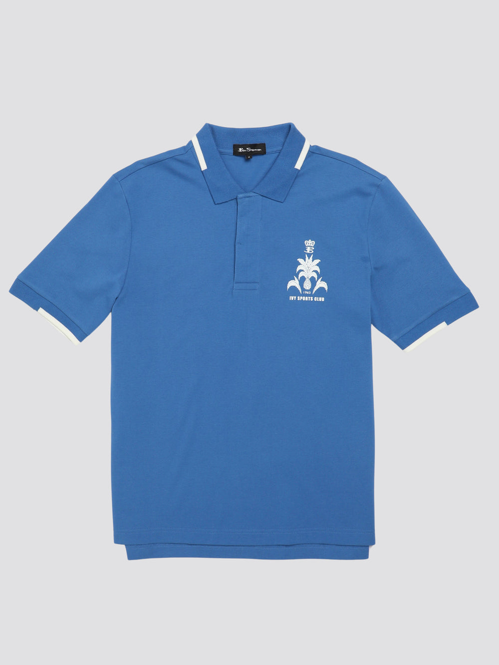 Camisa Polo Ben Sherman B by Ben Sherman Sports Club Embroidered Azules | GTNZHXR-64