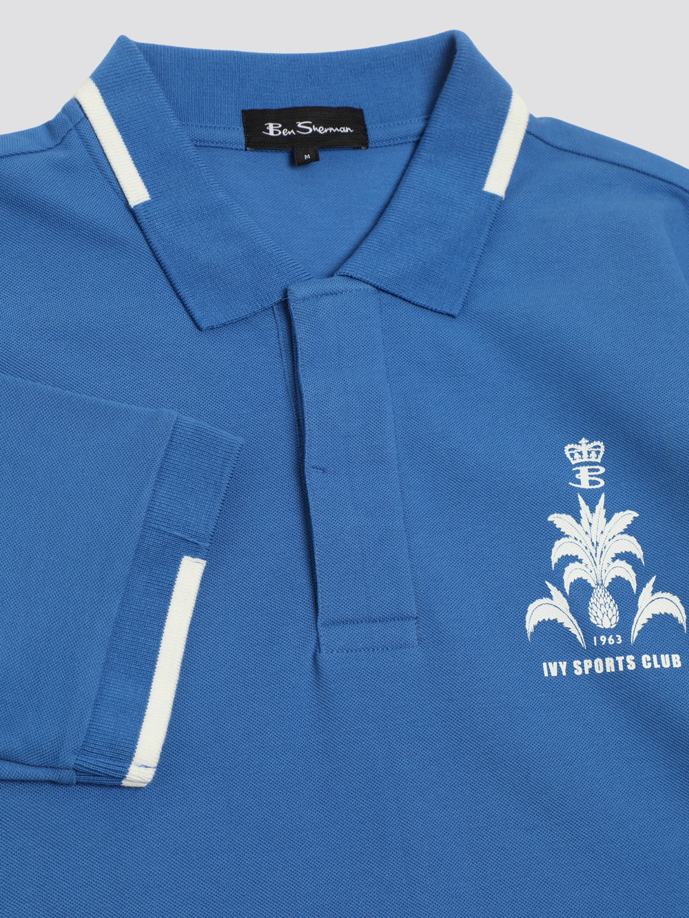 Camisa Polo Ben Sherman B by Ben Sherman Sports Club Embroidered Azules | GTNZHXR-64