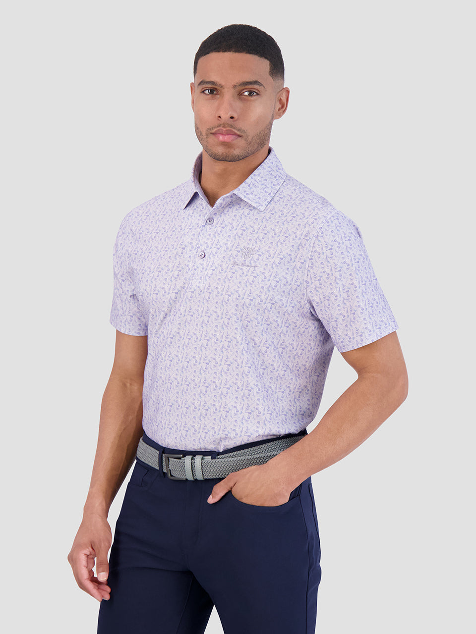 Camisa Polo Ben Sherman Mini Guitar Tech Jersey Sports Fit Moradas | THGXFYO-18