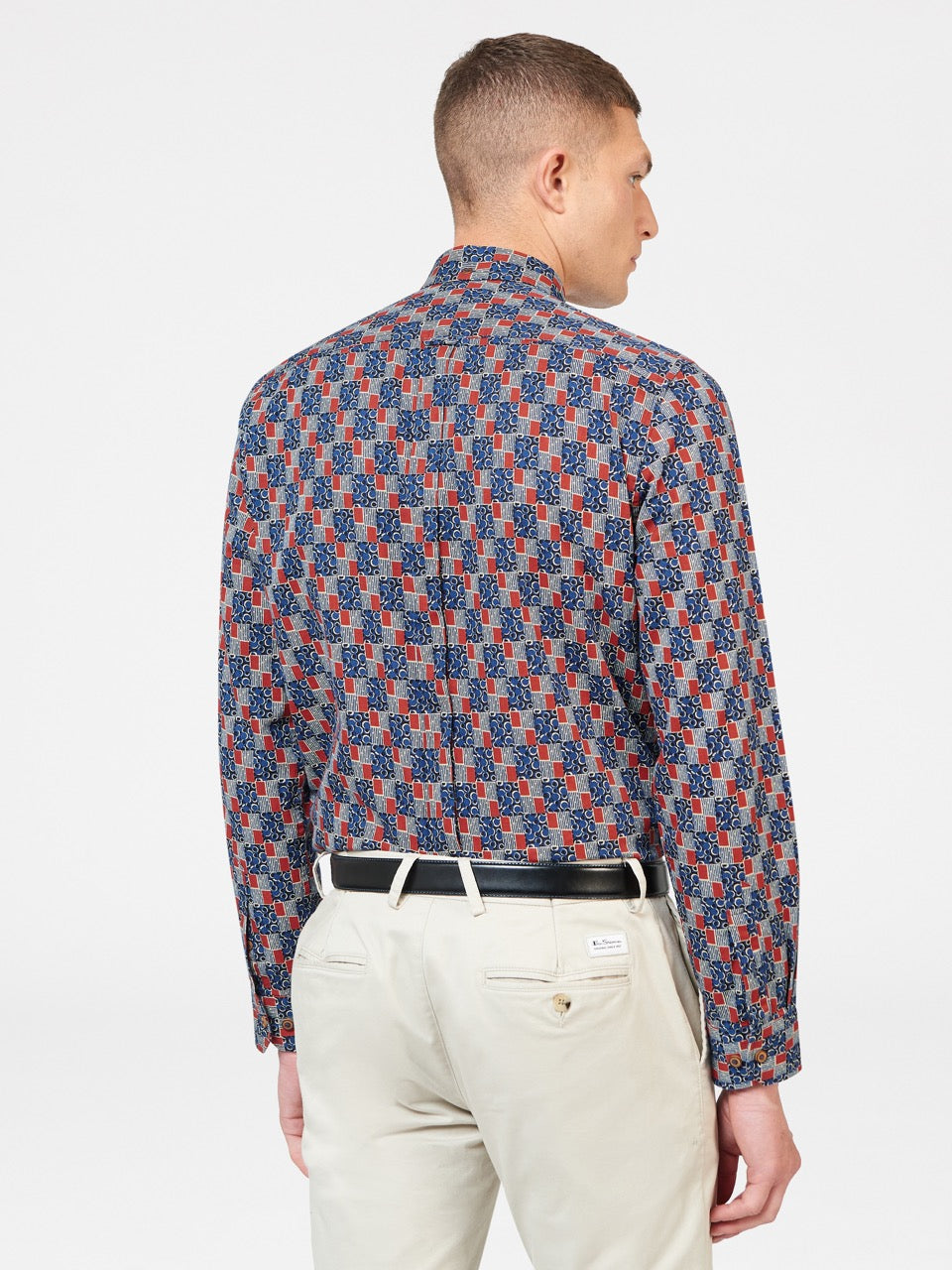 Camisas Ben Sherman 1950s Checkerboard Indigo | MVLHFBY-24