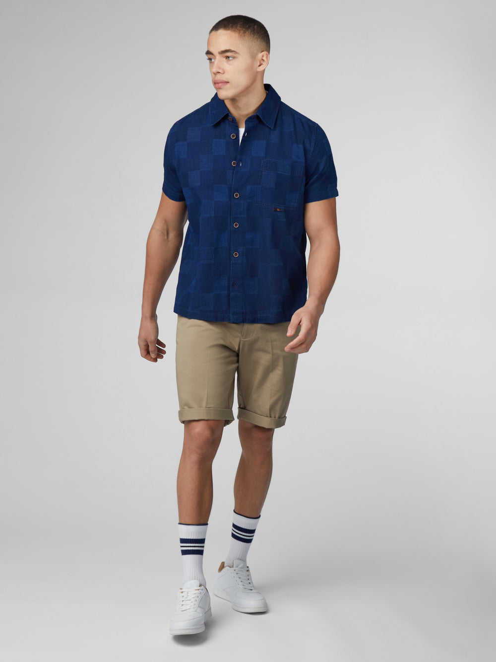 Camisas Ben Sherman B by Ben Sherman Indigo Check Azul Marino | PBRMDLC-65