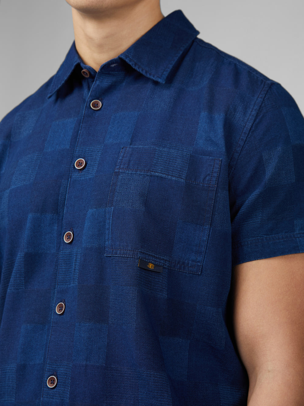 Camisas Ben Sherman B by Ben Sherman Indigo Check Azul Marino | PBRMDLC-65