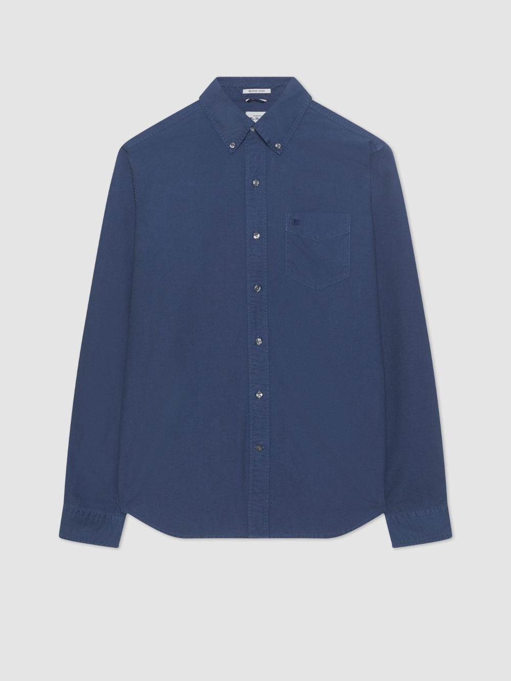 Camisas Ben Sherman Beatnik Oxford Garment Dye Indigo | DEGBULW-87