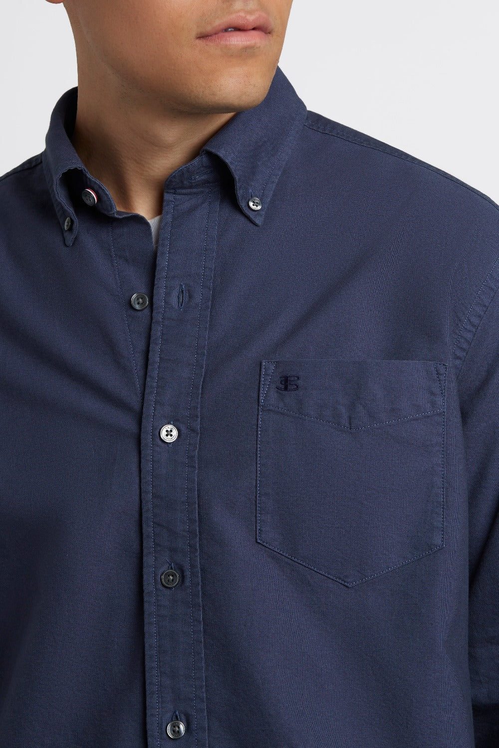 Camisas Ben Sherman Beatnik Oxford Garment Dye Indigo | DEGBULW-87