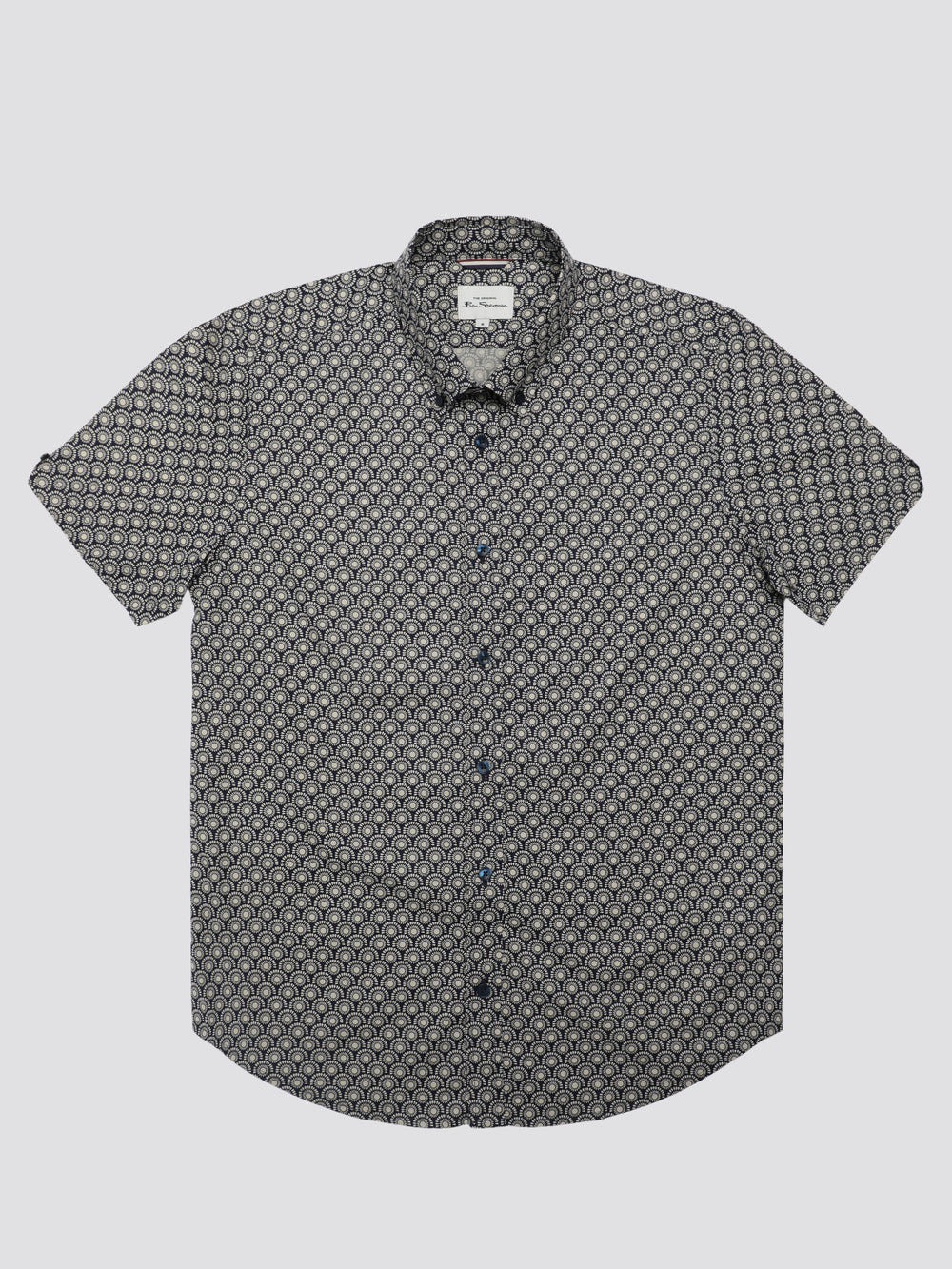 Camisas Ben Sherman Block Geo Gris | RPLVOTG-06