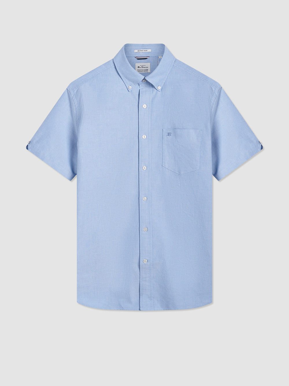 Camisas Ben Sherman Brighton Oxford Organic Azules | PBLOIXC-50