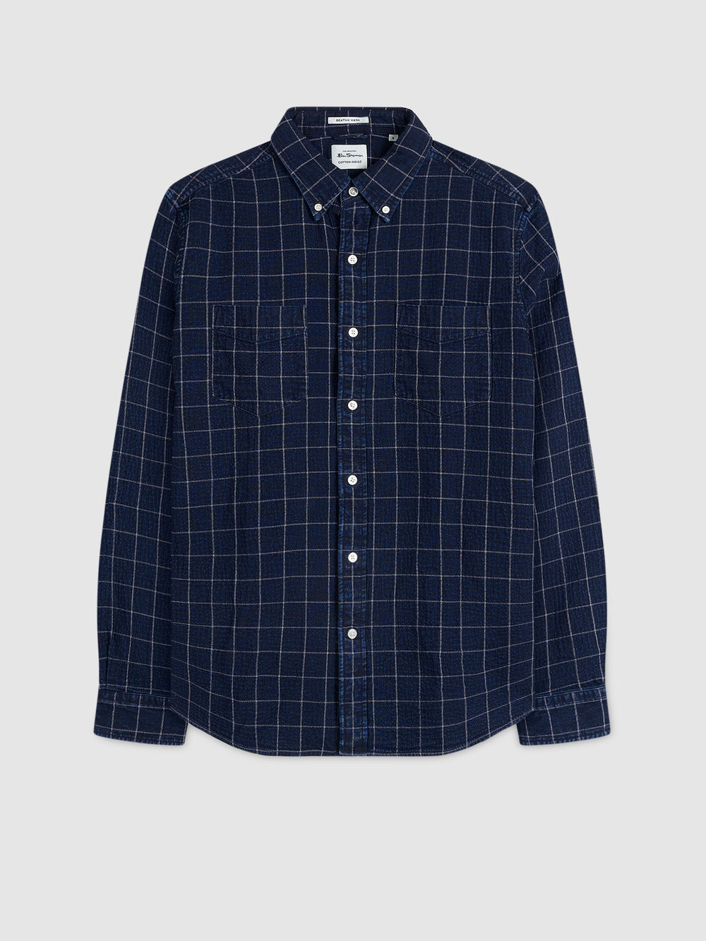 Camisas Ben Sherman Dalston Blues Beatnik Indigo | YWXOMHG-89