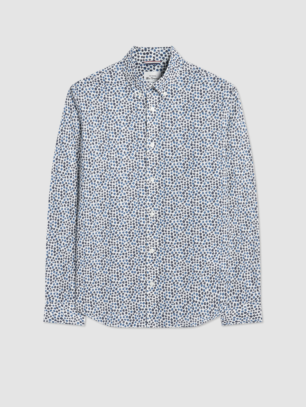 Camisas Ben Sherman Ditsy Floral Print Long Sleeve Blancas | OTIHKPV-49