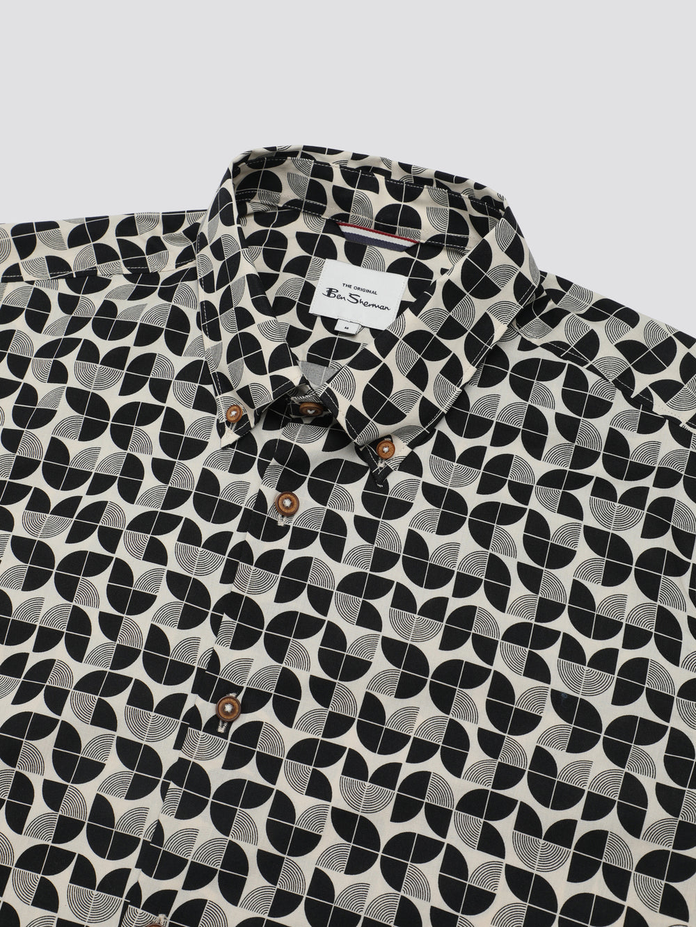 Camisas Ben Sherman Linear Negras | PHLDVBQ-84