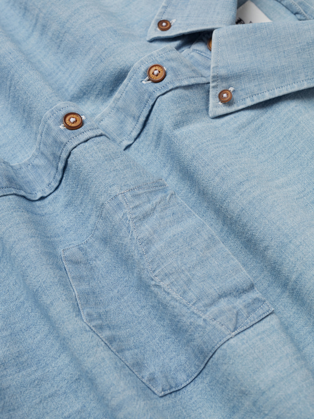 Camisas Ben Sherman Long-Sleeve Chambray Azules Azul Marino | KMRCAND-43