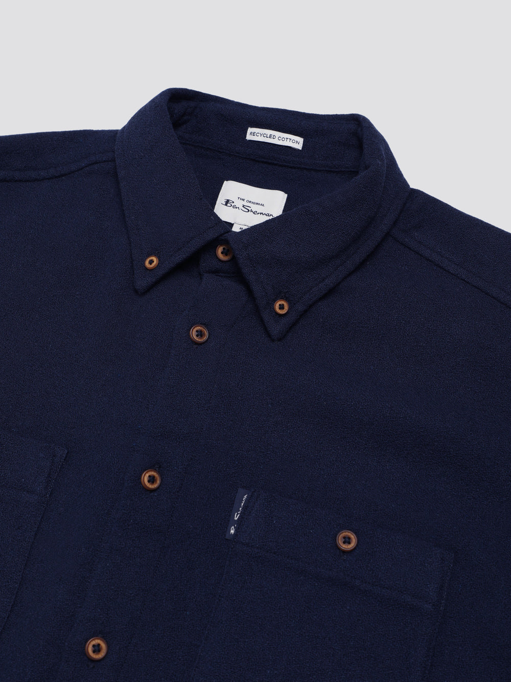 Camisas Ben Sherman Signature Boucle Azul Marino | WDZSQFI-76