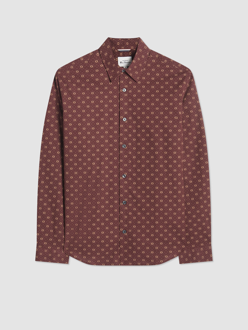 Camisas Ben Sherman Signature Geo Marrones | TJNOYFM-41