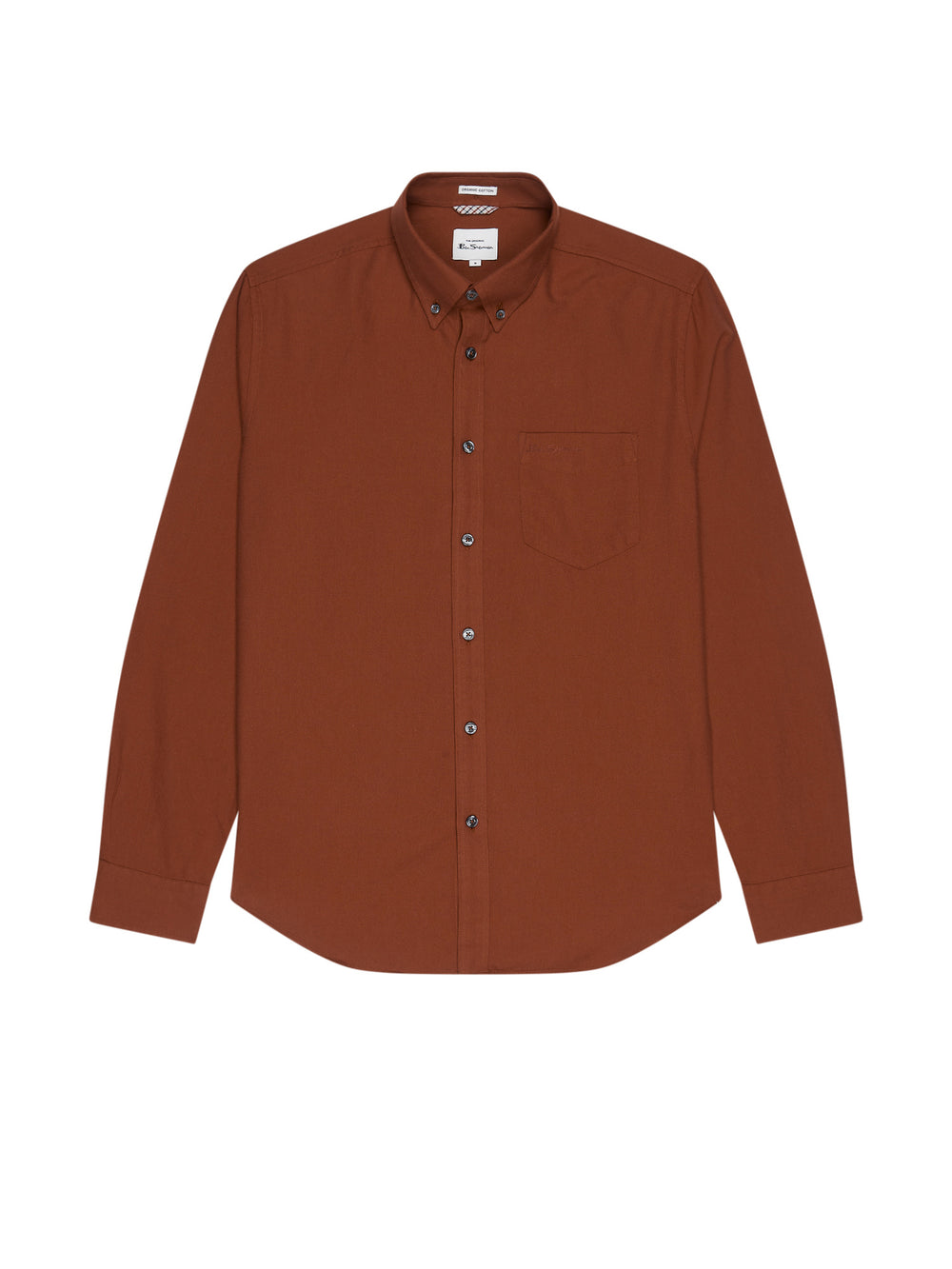 Camisas Ben Sherman Signature Long-Sleeve Oxford Naranjas | XBNWREV-81