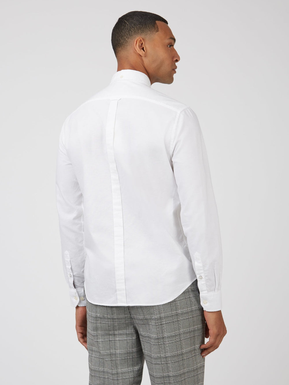 Camisas Ben Sherman Signature Organic Long-Sleeve Oxford Blancas | OPRJVQN-85