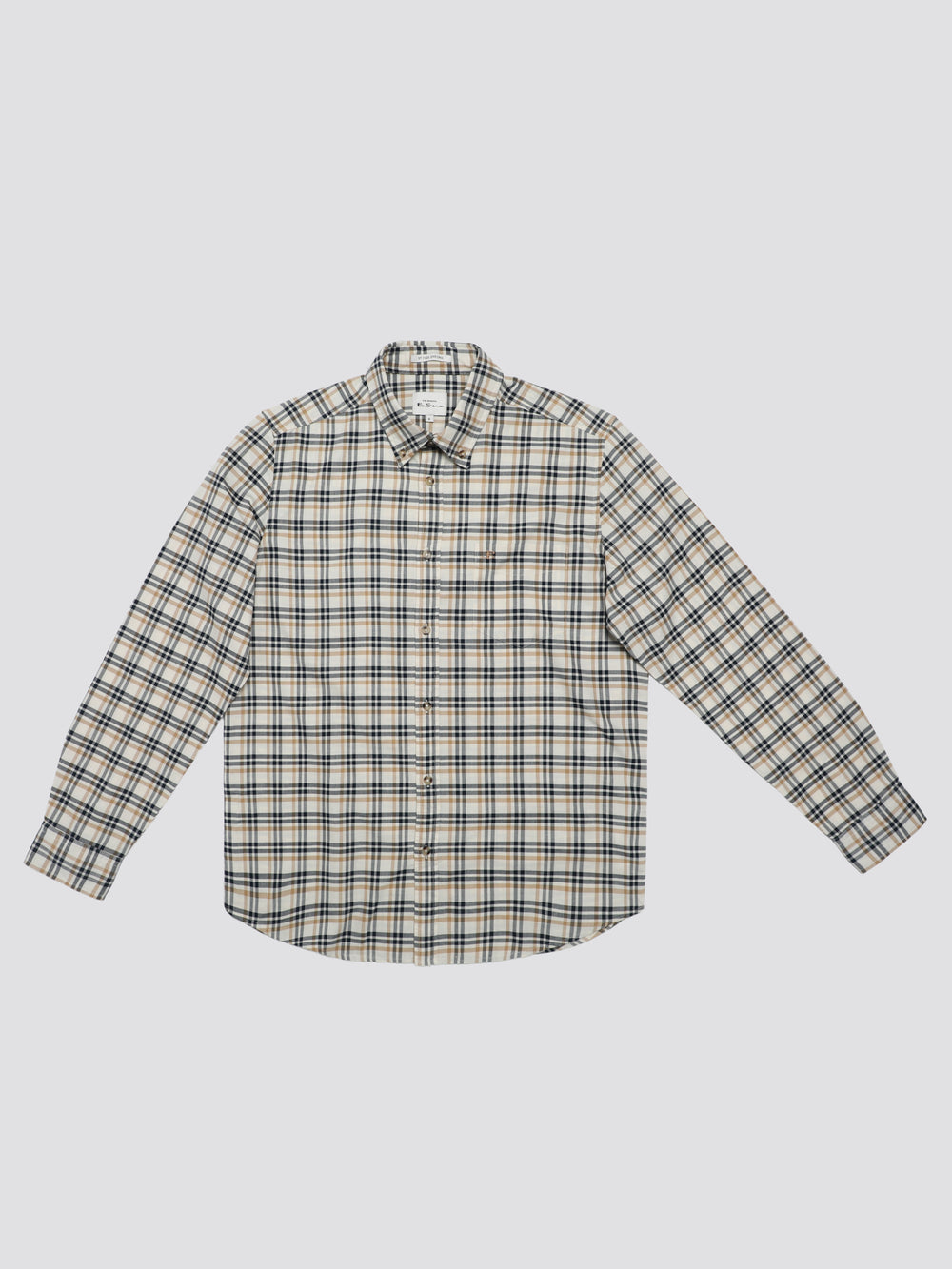 Camisas Ben Sherman Signature Oxford Check Blancas | FVBPMLQ-13