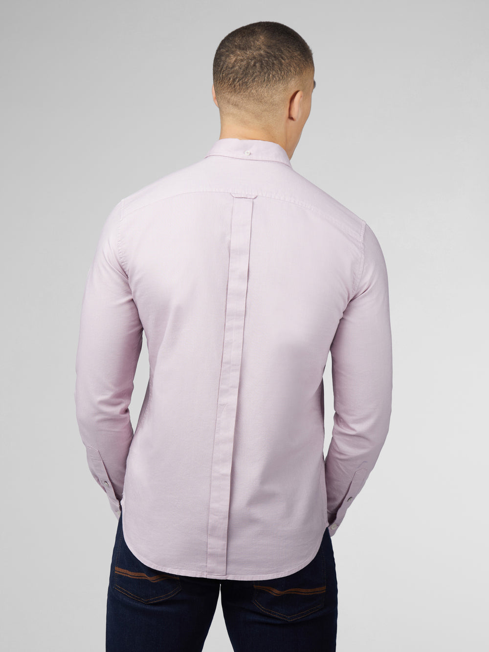 Camisas Ben Sherman Signature Oxford Long Sleeve Moradas | ILCONBU-45