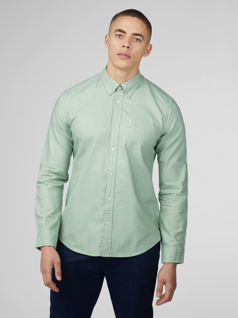 Camisas Ben Sherman Signature Oxford Verde | ZXNMPUR-13