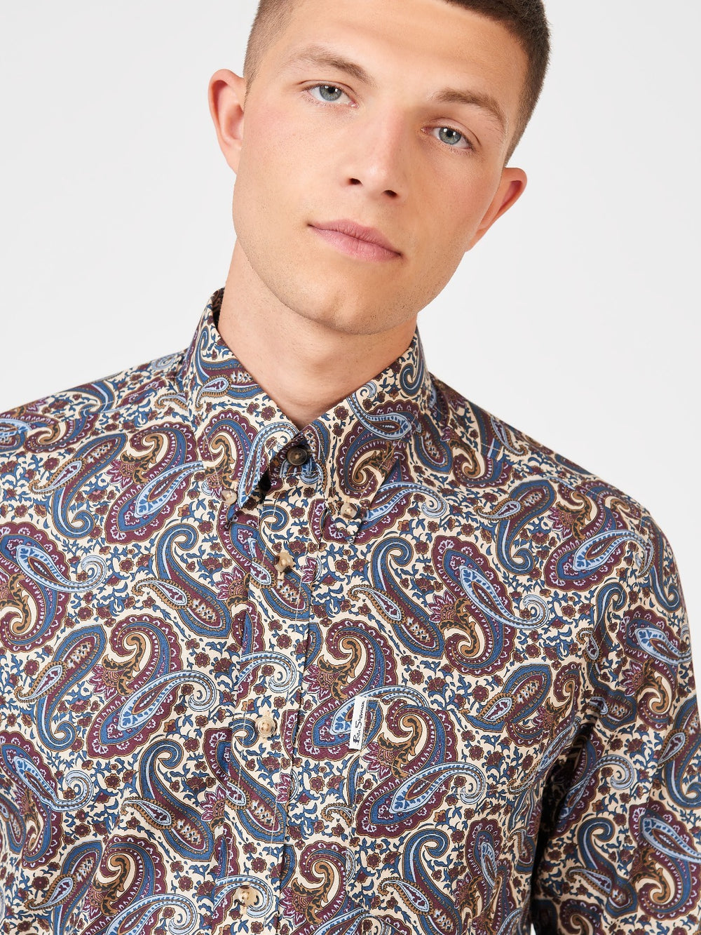 Camisas Ben Sherman Signature Paisley Multicolor | FMJYCBK-08