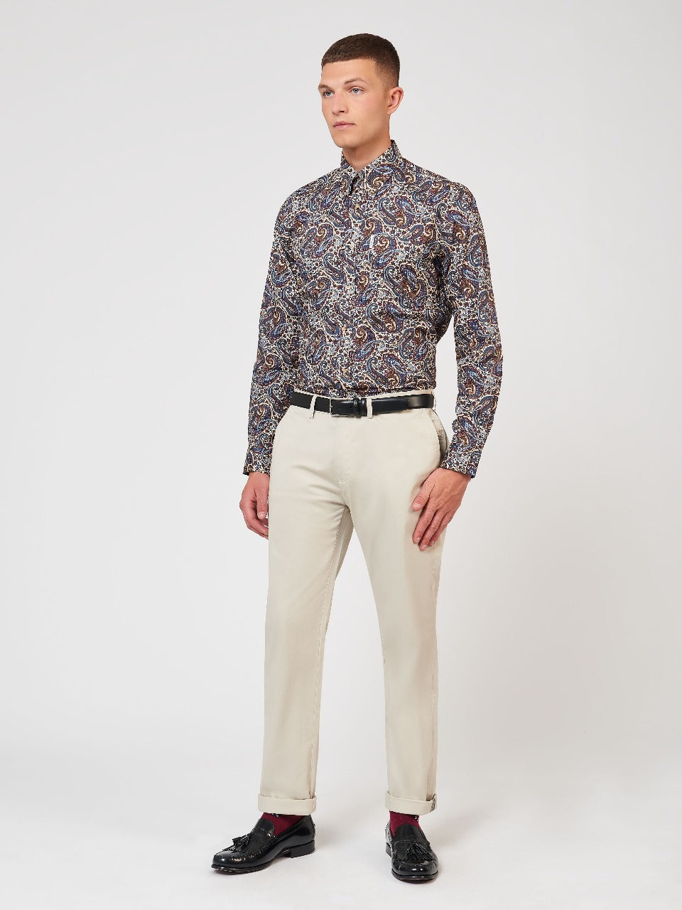 Camisas Ben Sherman Signature Paisley Multicolor | FMJYCBK-08