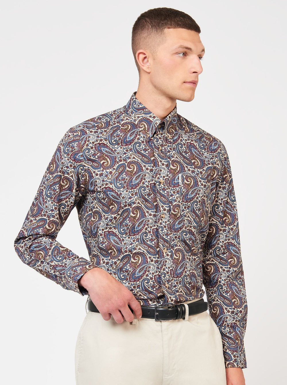 Camisas Ben Sherman Signature Paisley Multicolor | FMJYCBK-08