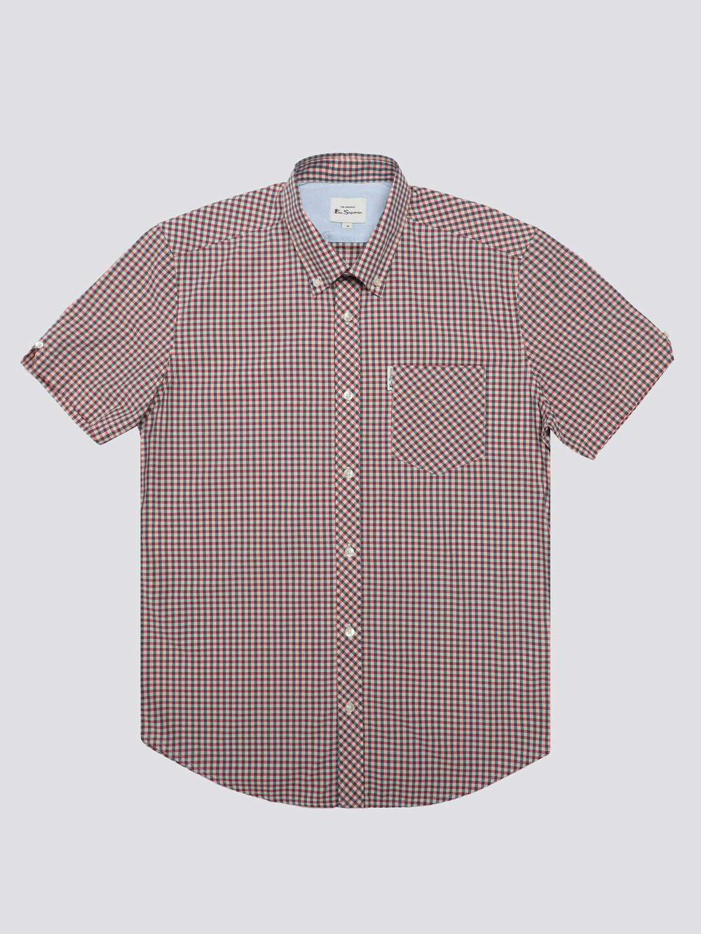 Camisas Ben Sherman Signature Short Sleeve Gingham Rojas Blancas | ATQSLXM-78