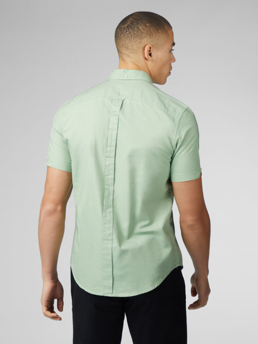 Camisas Ben Sherman Signature Short Sleeve Oxford Verde | JTAOQZC-26