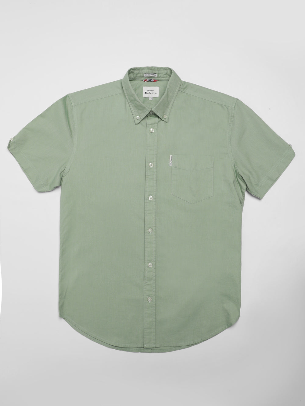 Camisas Ben Sherman Signature Short Sleeve Oxford Verde | JTAOQZC-26