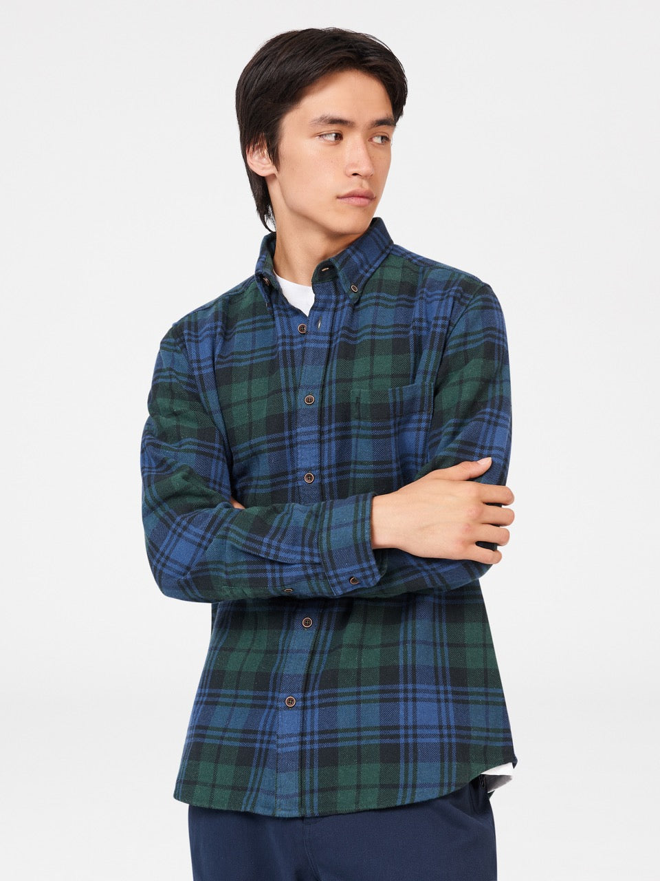 Camisas Ben Sherman Signature Tartan Check Verde | AMWCFGK-35