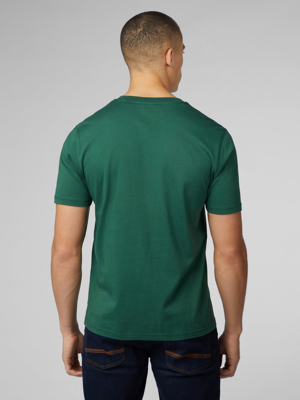 Camiseta Ben Sherman Signature Mod Head Verde | BCGFRJM-93