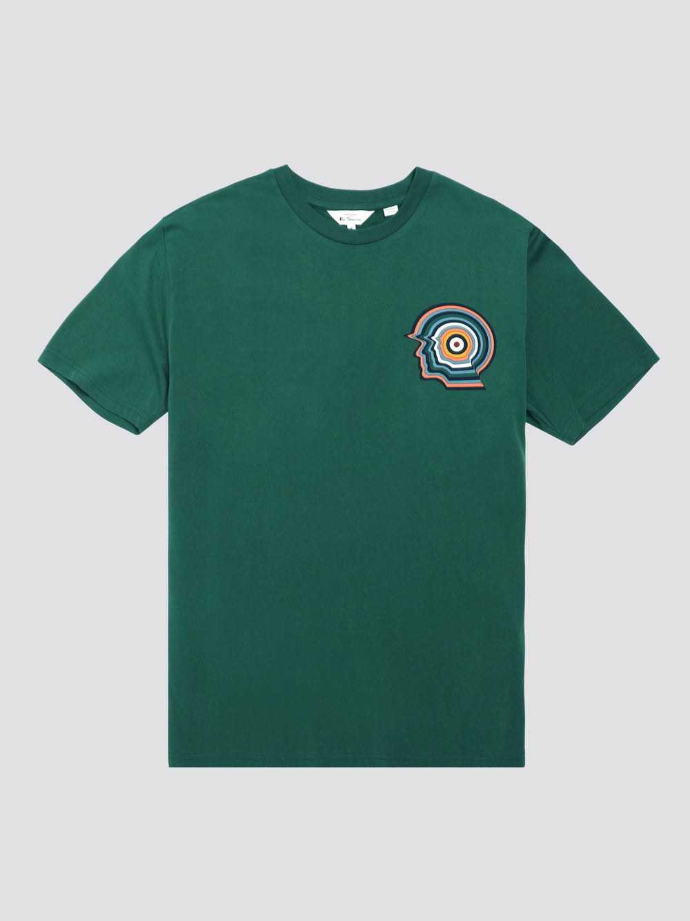 Camiseta Ben Sherman Signature Mod Head Verde | BCGFRJM-93