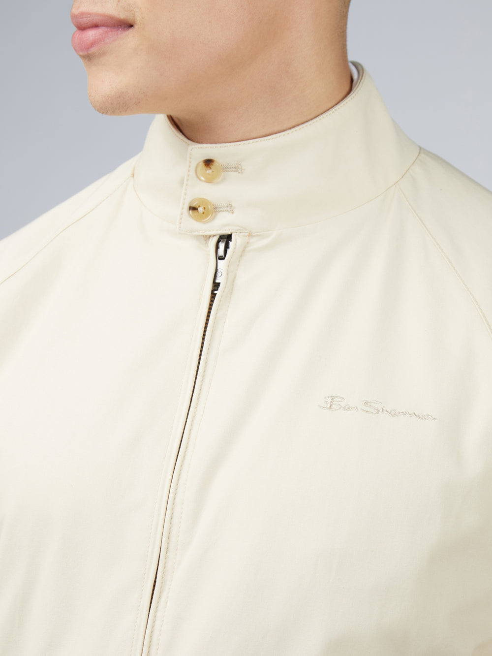 Camperas Ben Sherman Signature Harrington Creme | LCYZETK-90