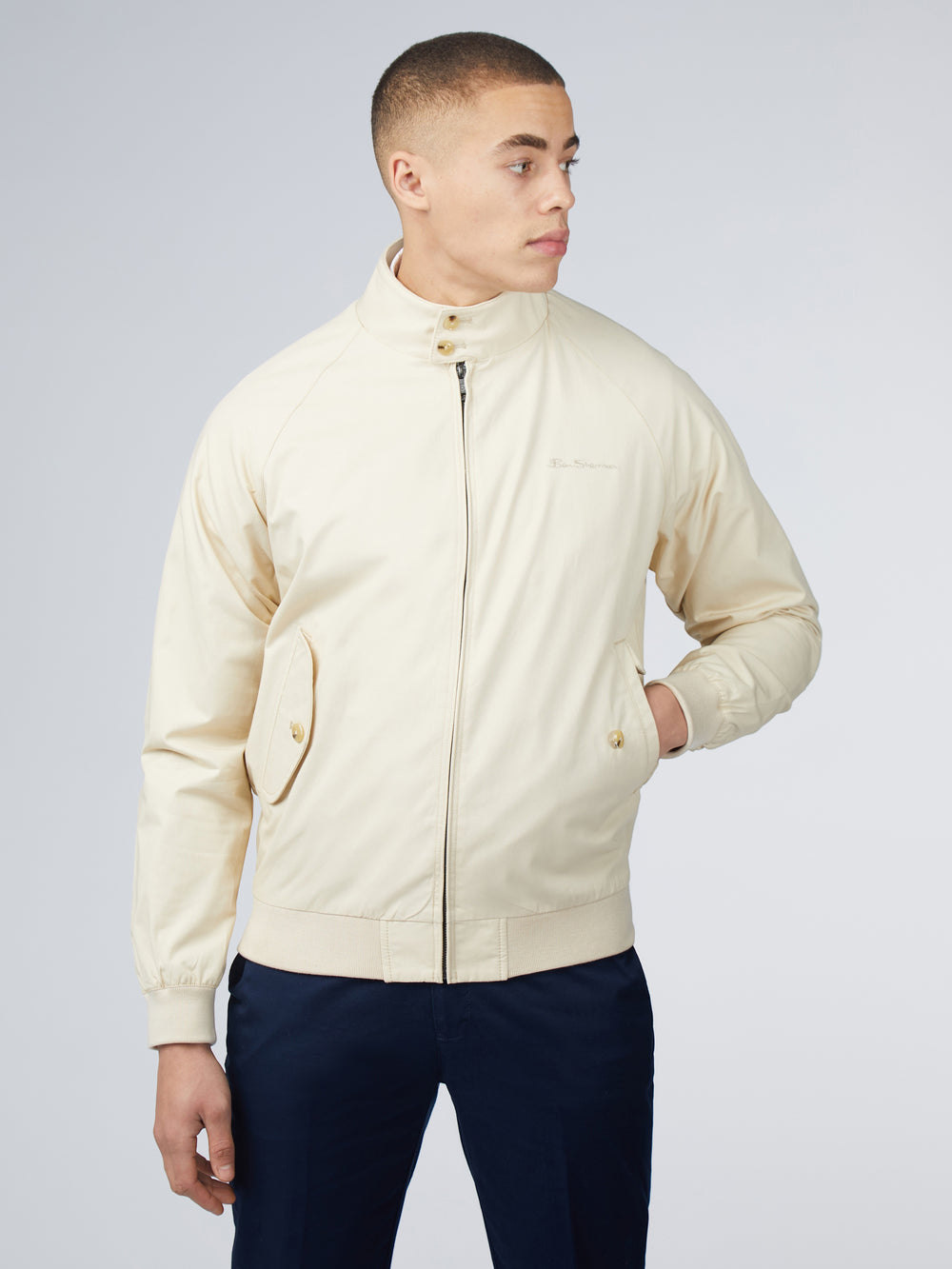 Camperas Ben Sherman Signature Harrington Creme | LCYZETK-90