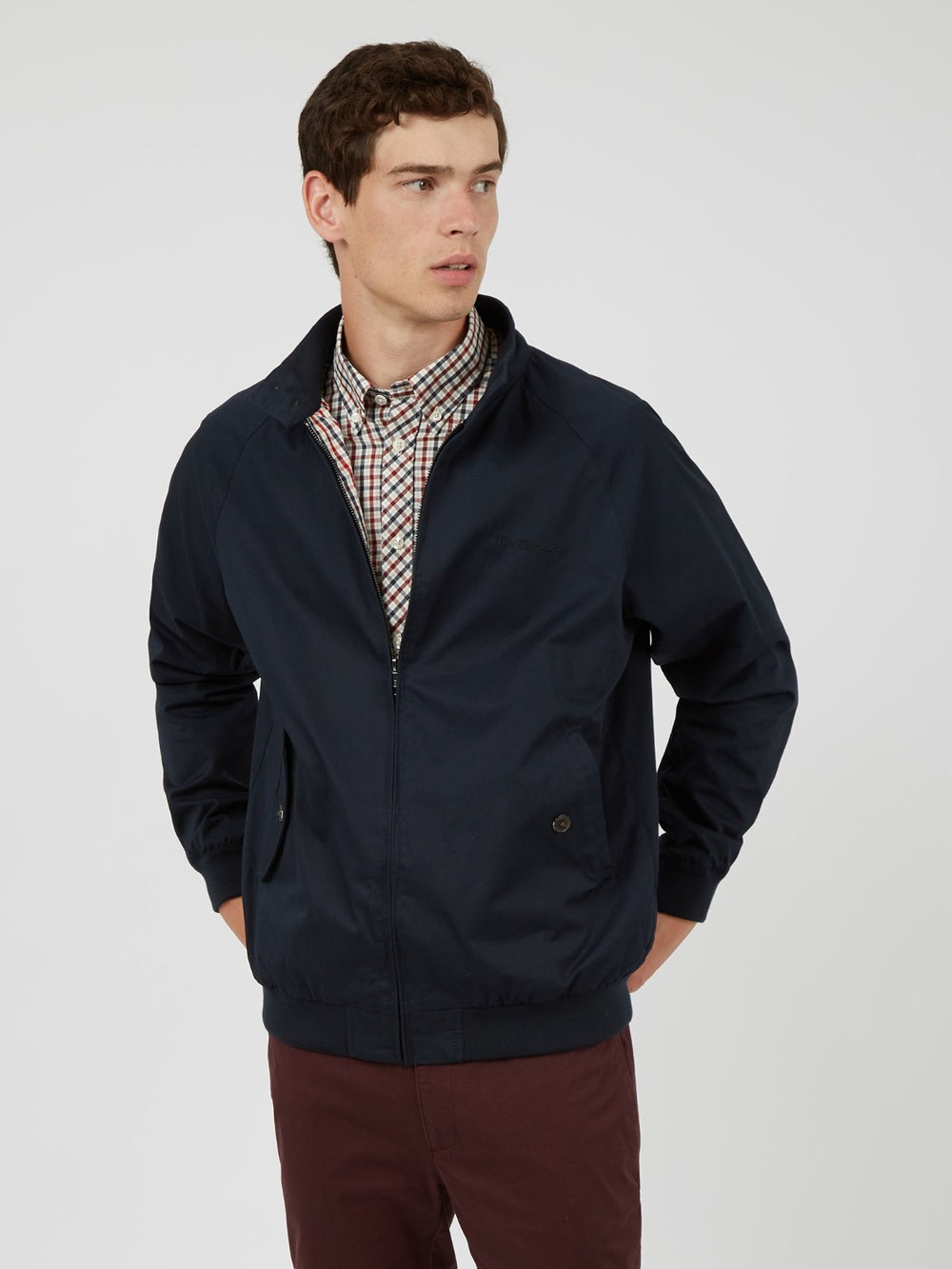 Camperas Ben Sherman Signature Harrington Azul Marino | VUEXFYT-65