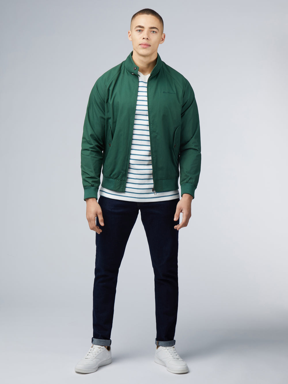 Camperas Ben Sherman Signature Harrington Verde | YOCEZFI-52