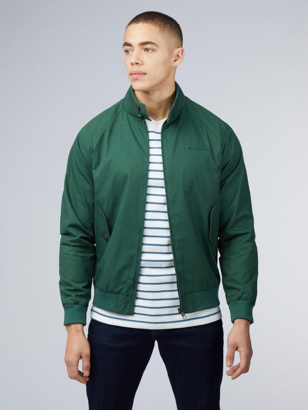 Camperas Ben Sherman Signature Harrington Verde | YOCEZFI-52