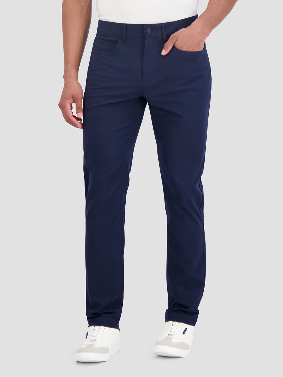 Pantalon Ben Sherman 4Way Stretch Tech Regular Azul Marino | PXGWEOR-89