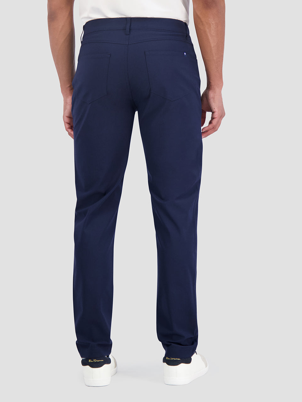 Pantalon Ben Sherman 4Way Stretch Tech Regular Azul Marino | PXGWEOR-89