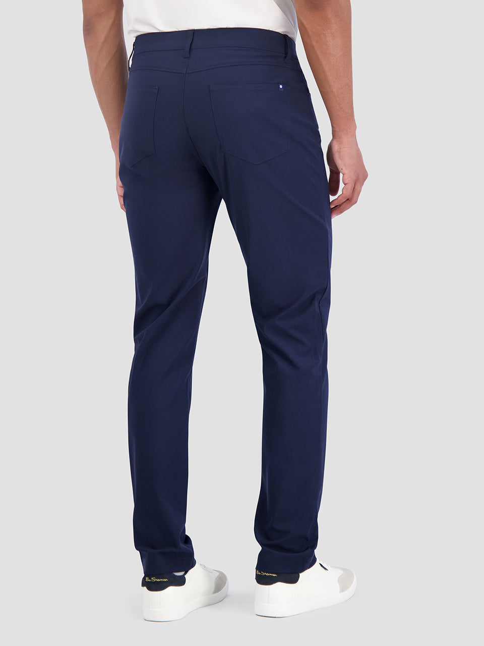 Pantalon Ben Sherman 4Way Stretch Tech Regular Azul Marino | PXGWEOR-89