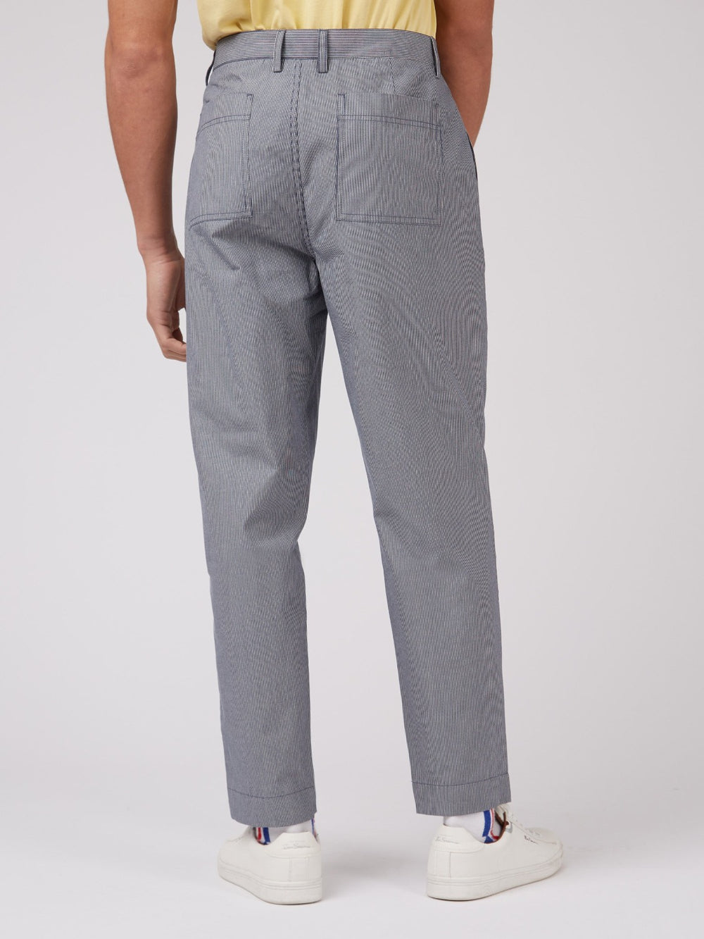 Pantalon Ben Sherman B by Ben Sherman Cotton Taper Azules Gris | CHZTYFK-40