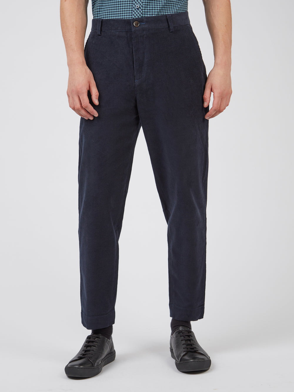 Pantalon Ben Sherman Tapered Corduroy Negras | LCOPNJG-63