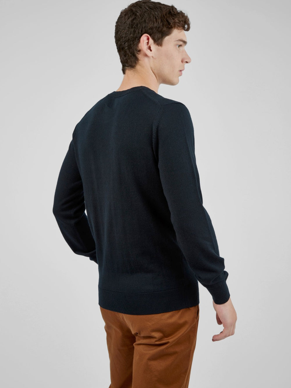 Prendas De Punto Ben Sherman Signature Crewneck Negras | UQCRMIN-98