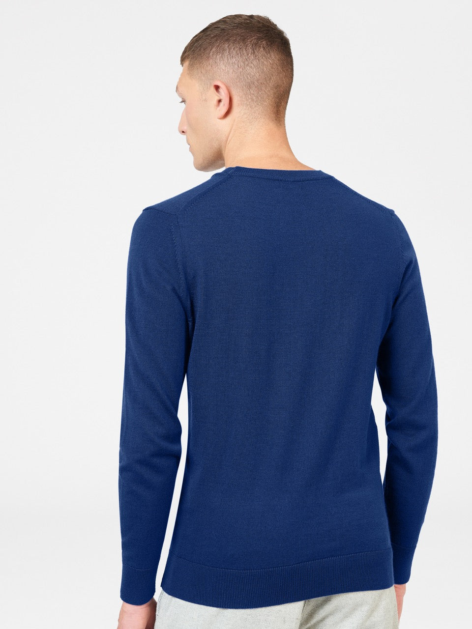 Prendas De Punto Ben Sherman Signature Merino Crewneck Azules | BYFLNOW-40