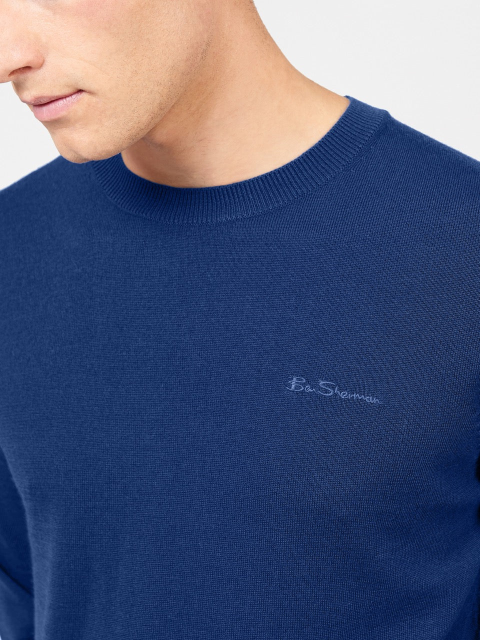 Prendas De Punto Ben Sherman Signature Merino Crewneck Azules | BYFLNOW-40