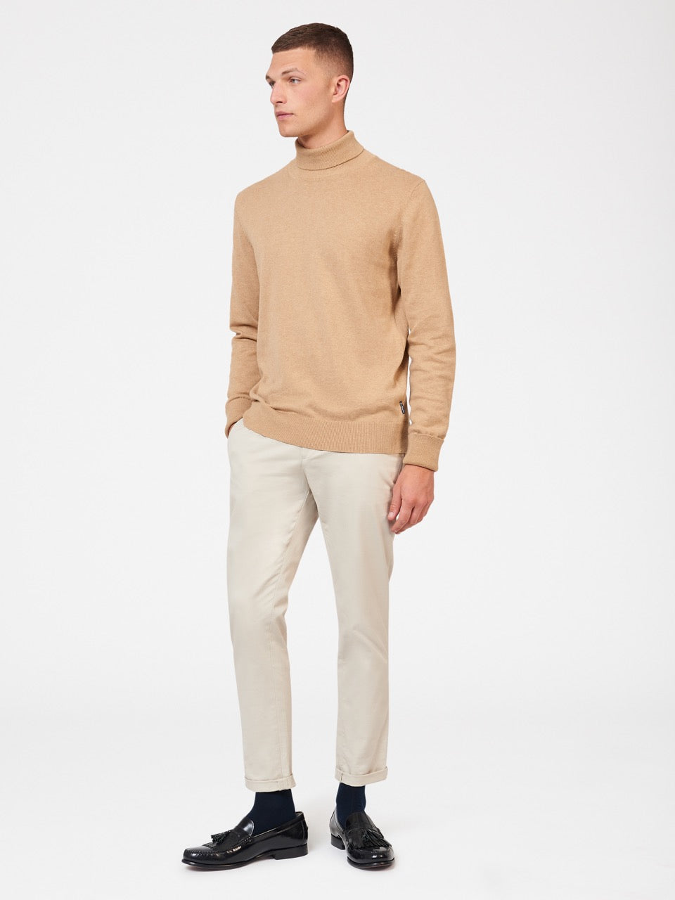 Prendas De Punto Ben Sherman Signature Roll Neck Gris | JYPQCOS-48